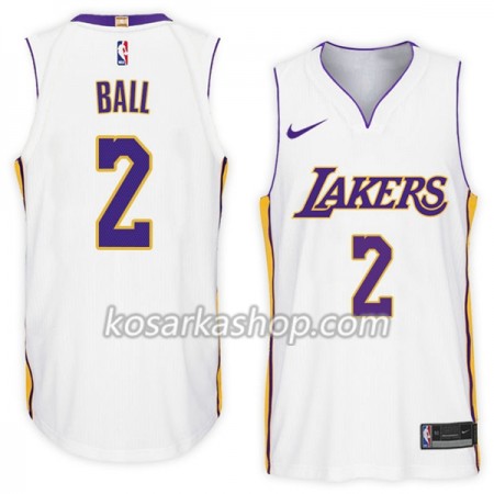 Dres Los Angeles Lakers Lonzo Ball 2 Nike 2017-18 Bijela Swingman